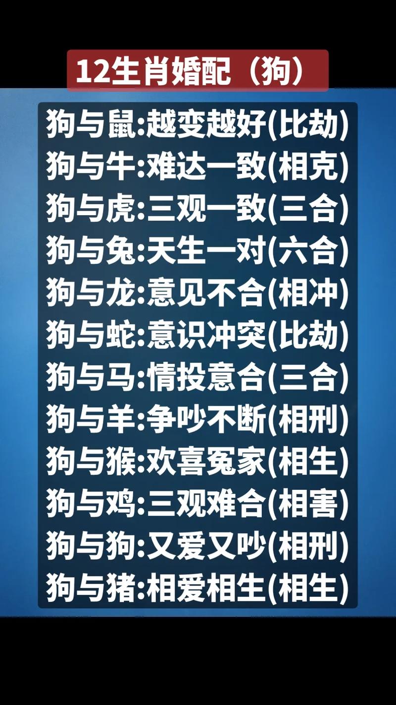 属狗的和什么生肖不合_属狗的和什么生肖不合适