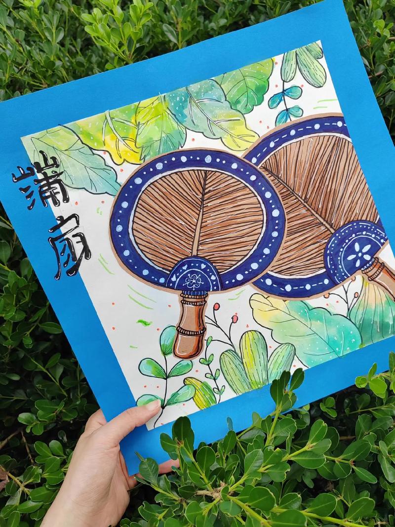 蒲扇图片_蒲扇图片手绘