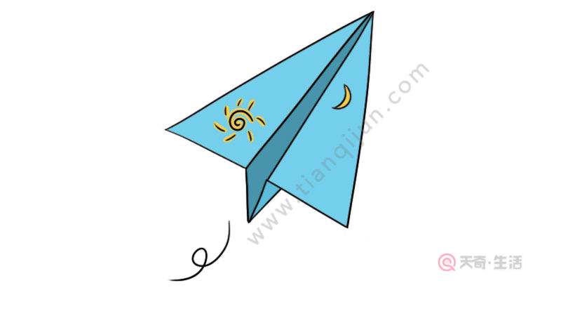 [纸飞机简笔画简单漂亮]纸飞机简笔画简单又漂亮