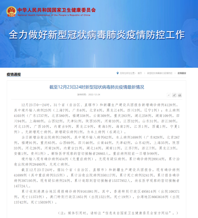 官方:不再发布每日疫情信息-官方不再发布每日疫情信息v