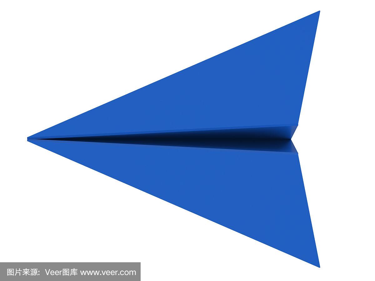 聊天软件蓝色纸飞机图标-图标是蓝色飞机的聊天软件