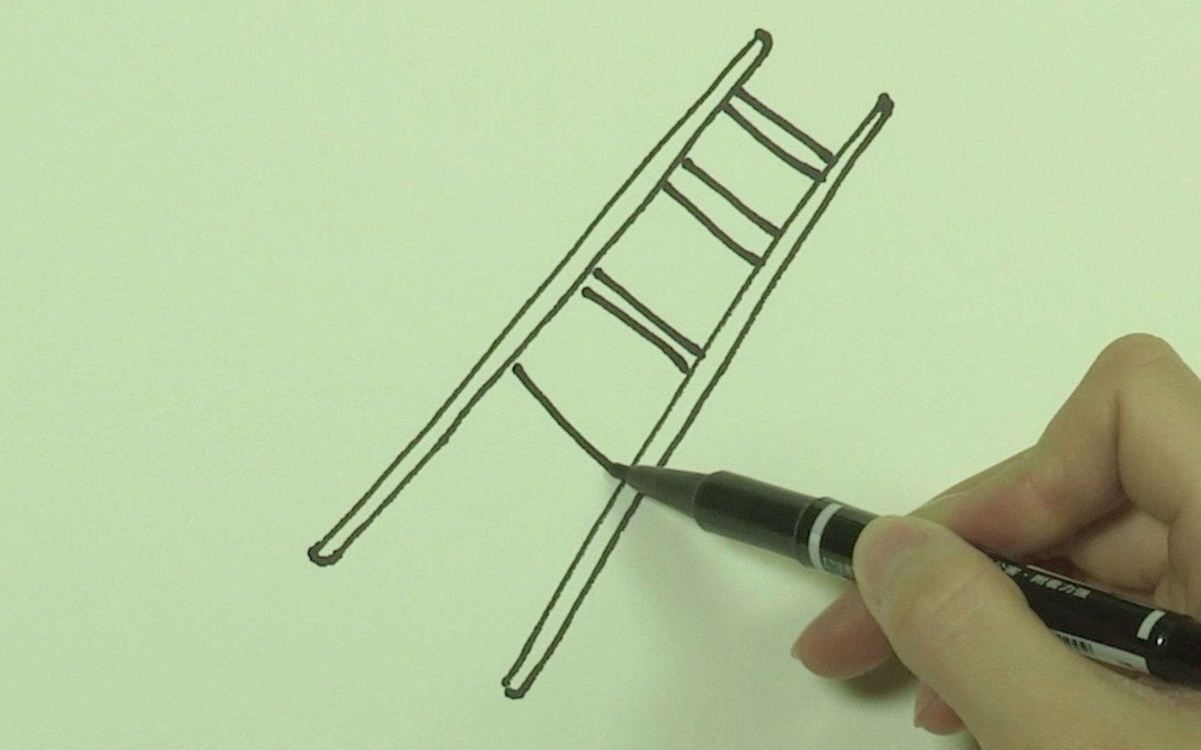 梯子的图画_梯子图片简笔画