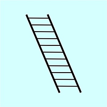 长长的梯子图画_很长的梯子怎么立起来