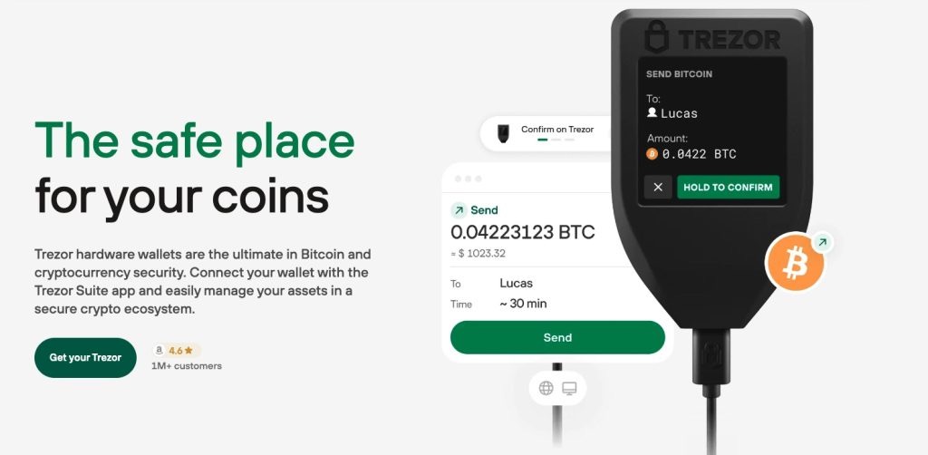 关于冷钱包trezor使用方法的信息