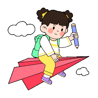小女孩放纸飞机简笔画_小女孩放纸飞机简笔画怎么画