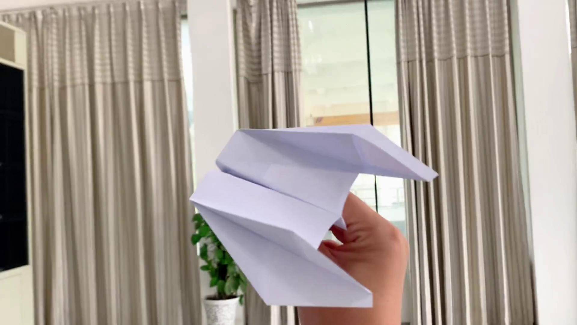回旋纸飞机100%回到手里_回旋纸飞机100%回到手里图解